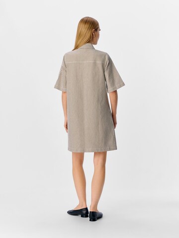 Robe-chemise OBJECT en marron