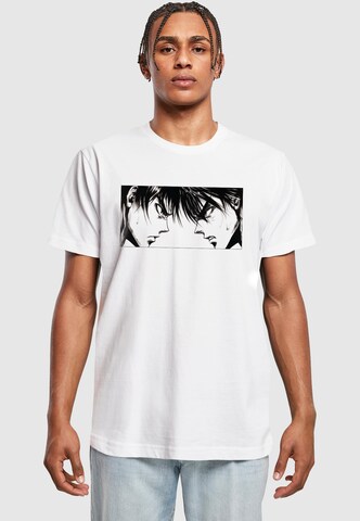 Mister Tee T-Shirt 'A Steady Stare' in Weiß: Vorderseite