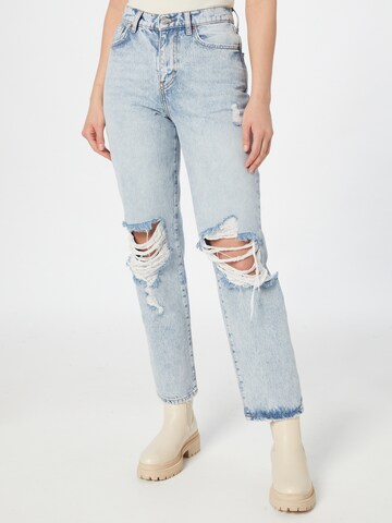 PIECES Loosefit Jeans 'Elani' in Blau: predná strana