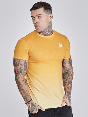 SikSilk Shirt in Orange: front