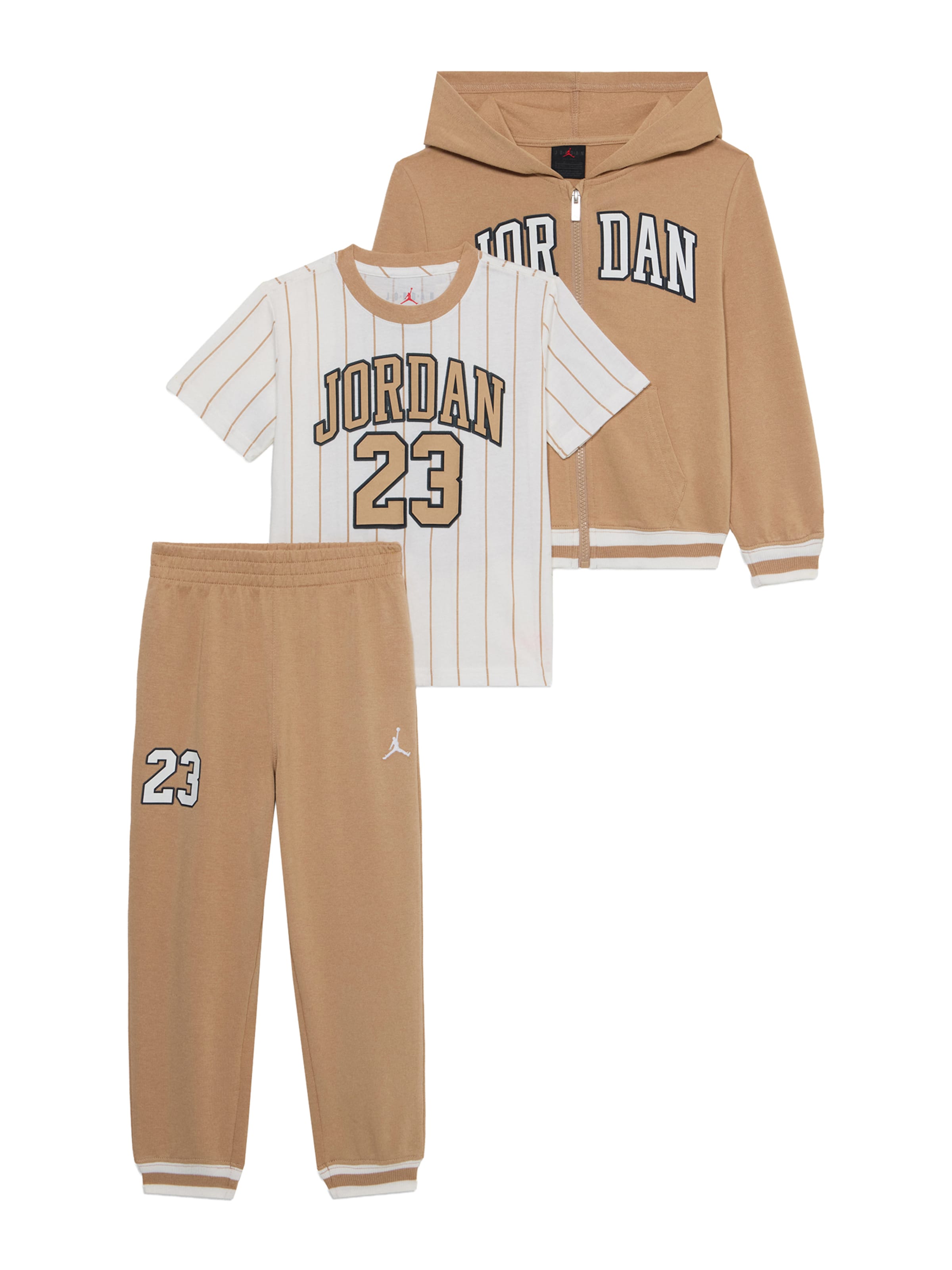 Set di Jordan in beige: frontale