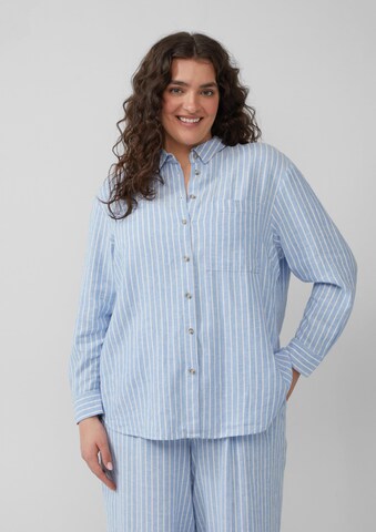 Chemisier s.Oliver en bleu : devant