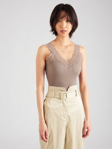 rosemunde Top in Grey: front