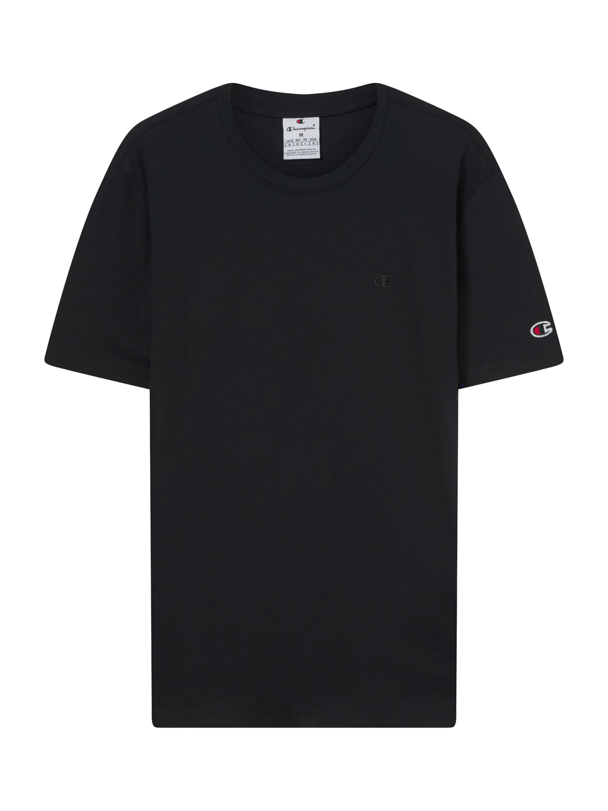 Champion Authentic Athletic Apparel Tričko – černá: přední strana