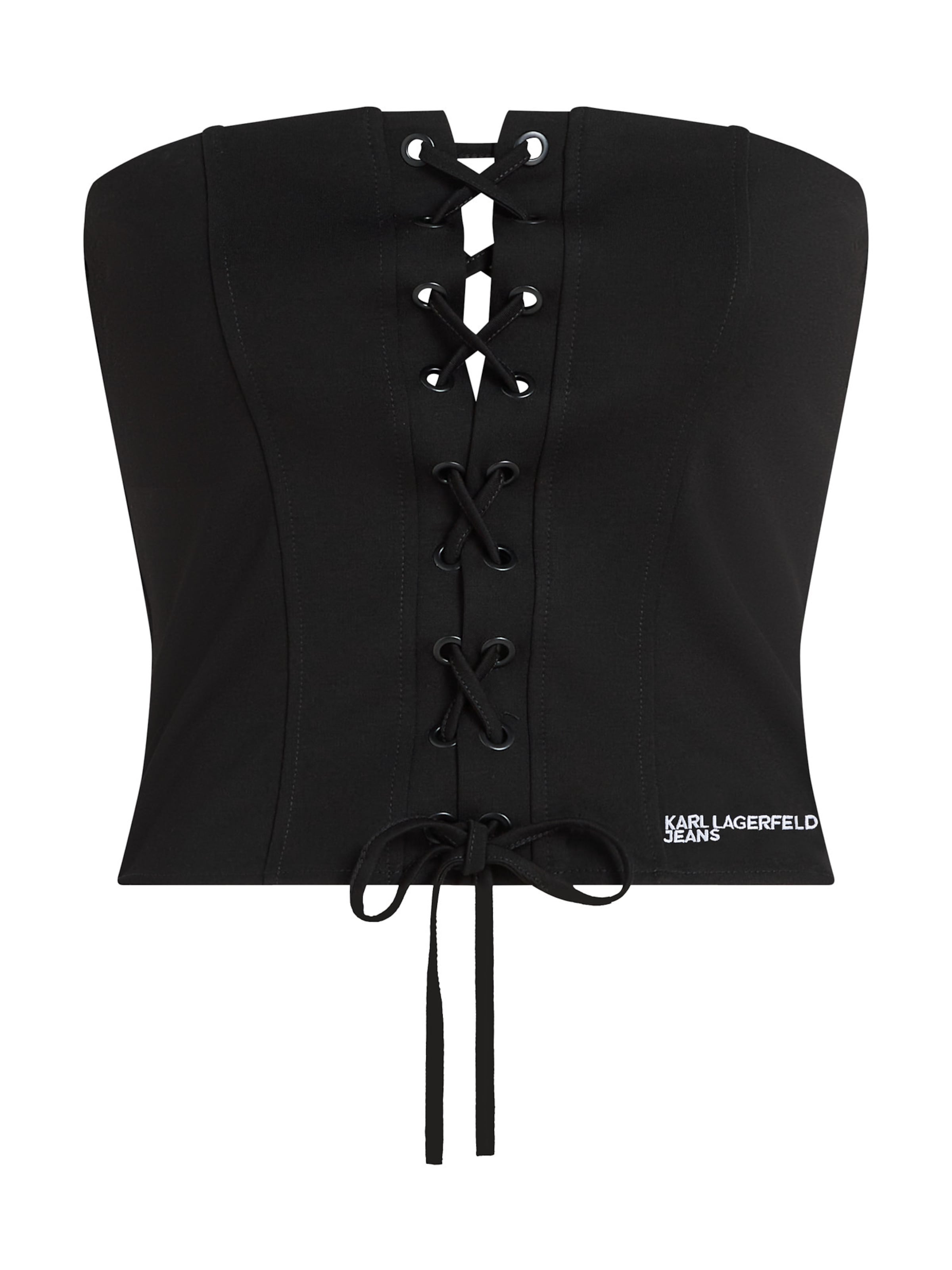 Top di KARL LAGERFELD JEANS in nero: frontale