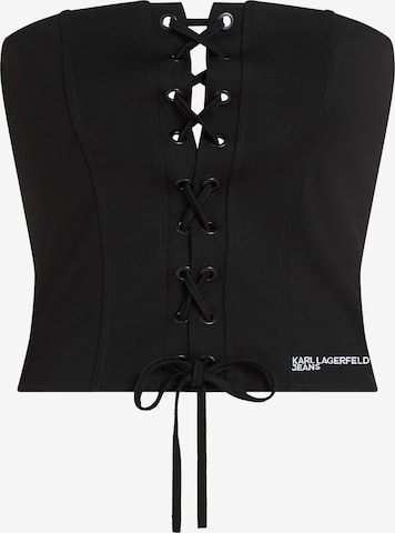 KARL LAGERFELD JEANS Toppi värissä musta: etupuoli