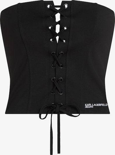 KARL LAGERFELD JEANS Toppi värissä musta / valkoinen, Tuotenäkymä