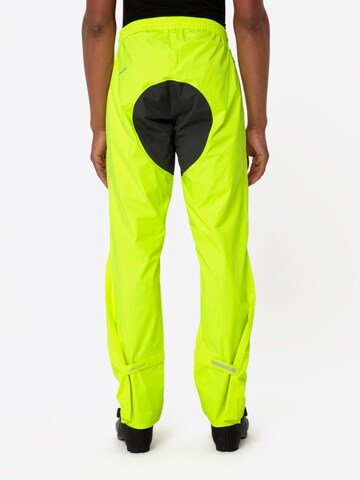 VAUDE Regular Sportbroek 'Drop II' in Geel