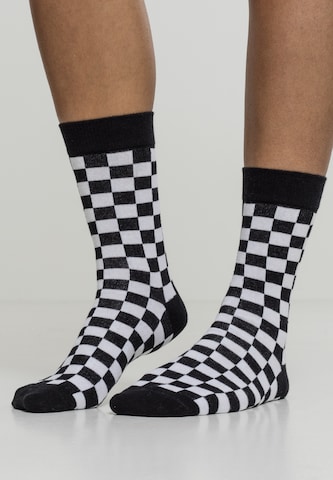 Urban Classics Ponožky 'Checker' – černá