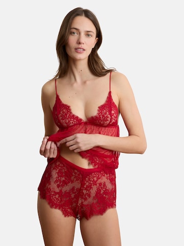 Pantaloncini da pigiama 'Infini' di ETAM in rosso