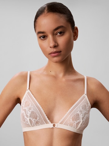Calvin Klein Triangel BH in Beige