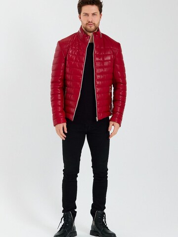 Ron Tomson Winter Jacket in Red