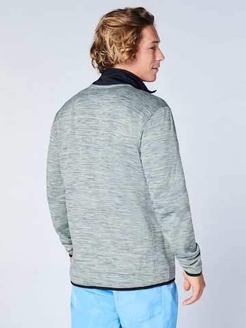 CHIEMSEE Regular Fit Sportsweatjacke 'Sabalan' in Grau