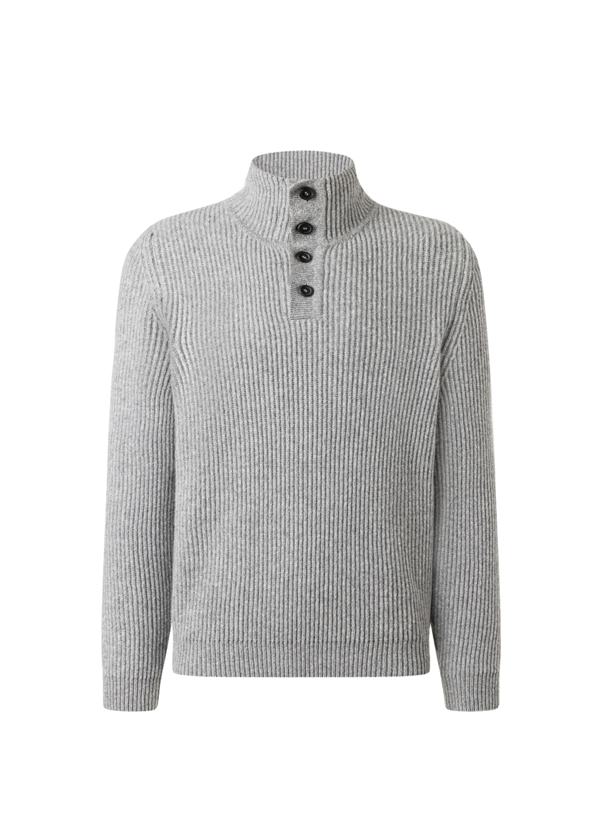 MAERZ Muenchen Strickpullover in Grau: Vorderseite
