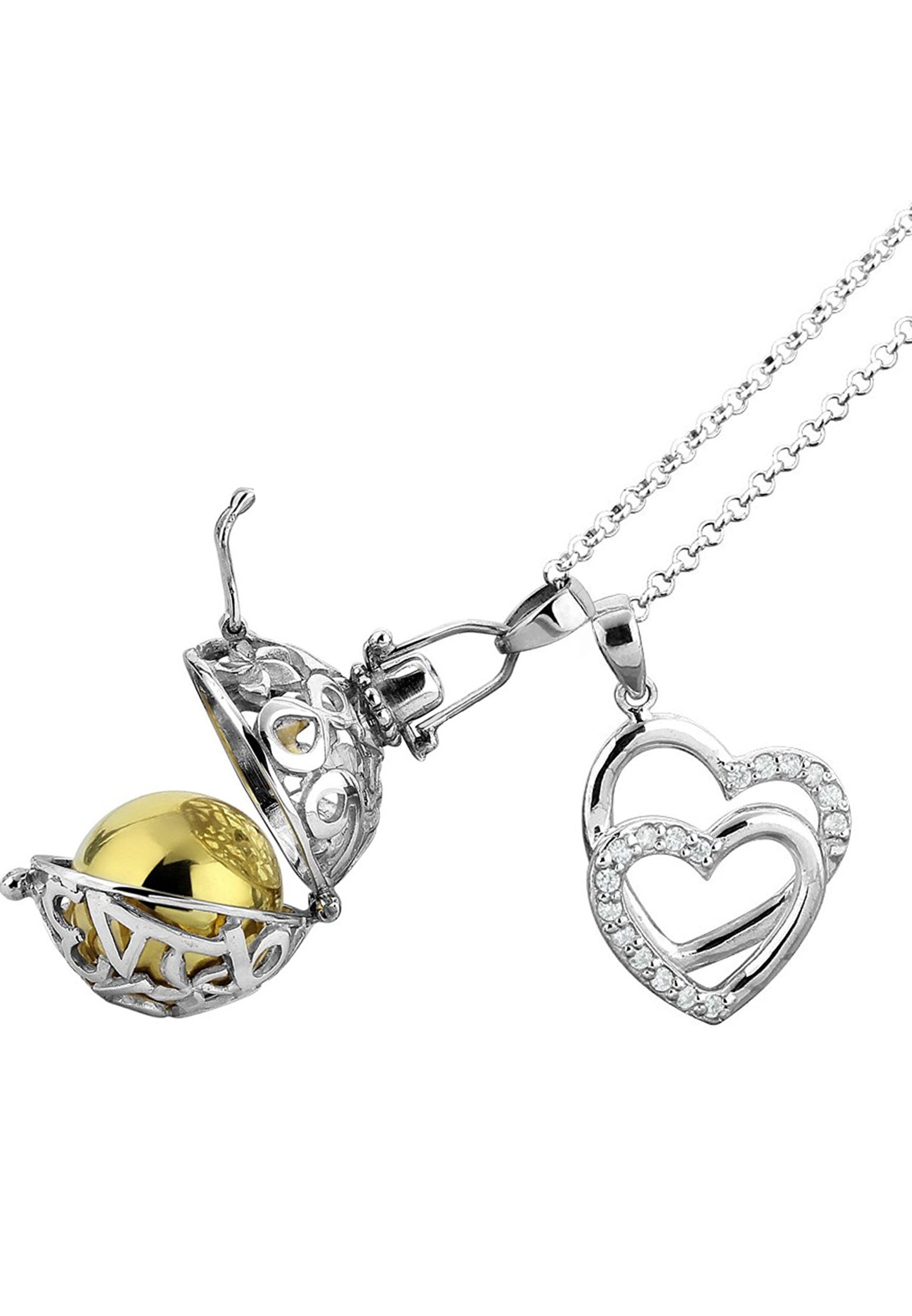 Chaîne 'Engelsflüsterer Herz' Nenalina en argent