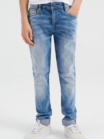 WE Fashion Skinny Jeans i blå