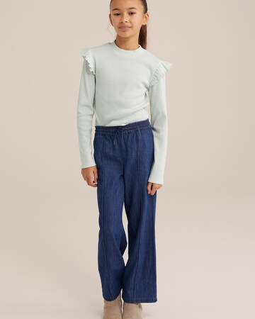 T-Shirt WE Fashion en vert
