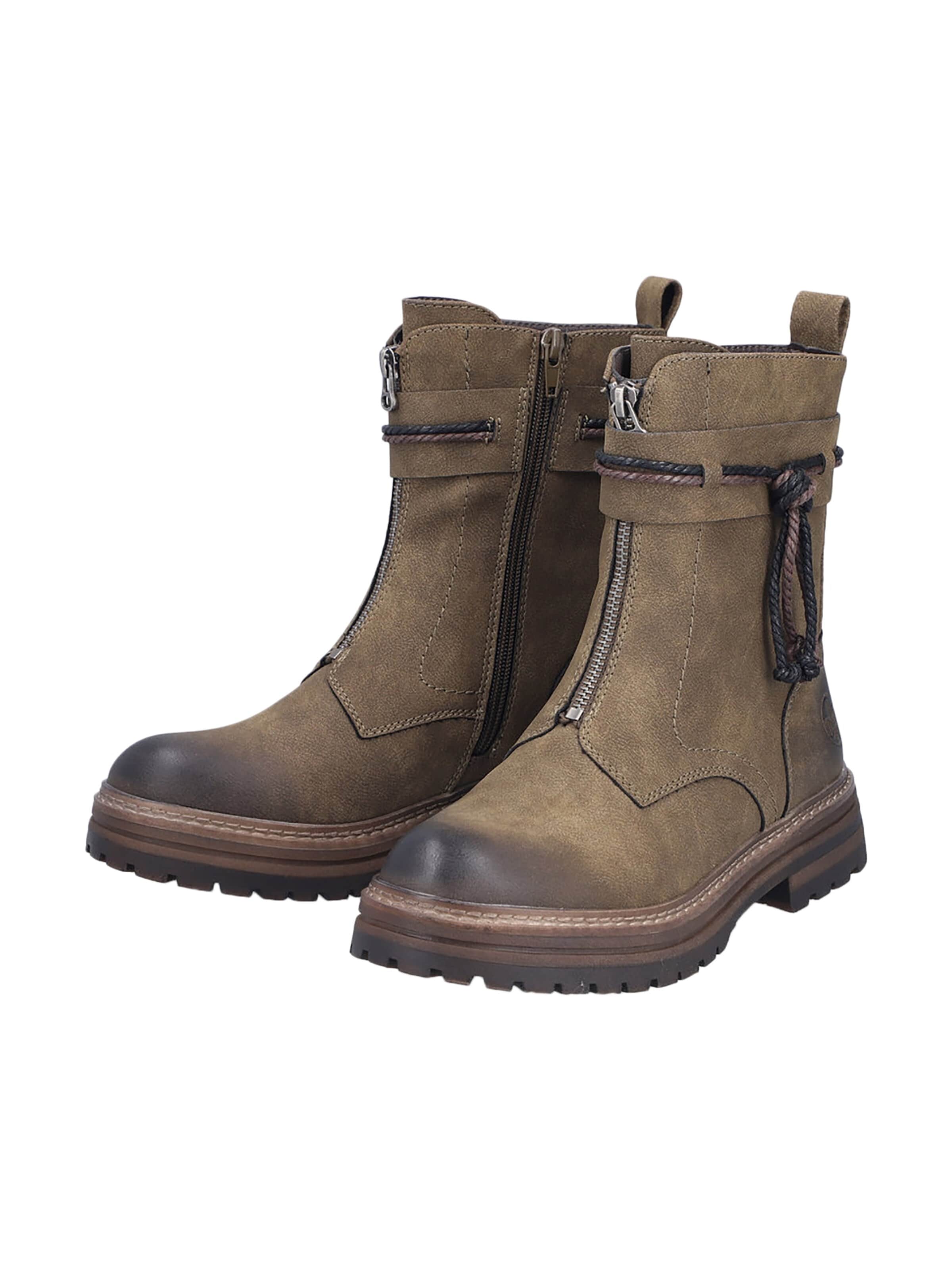 Bottines Rieker en vert