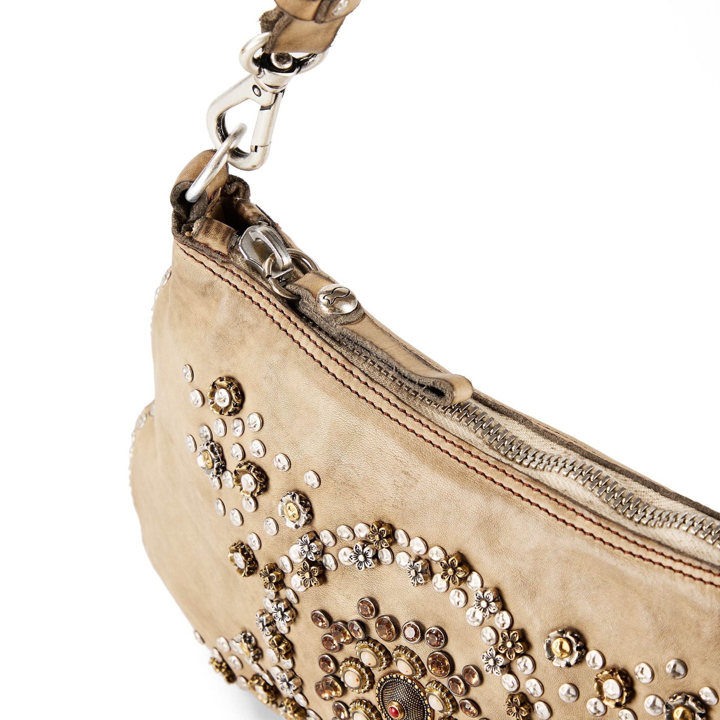 Campomaggi Schoudertas 'Teresa' in Beige