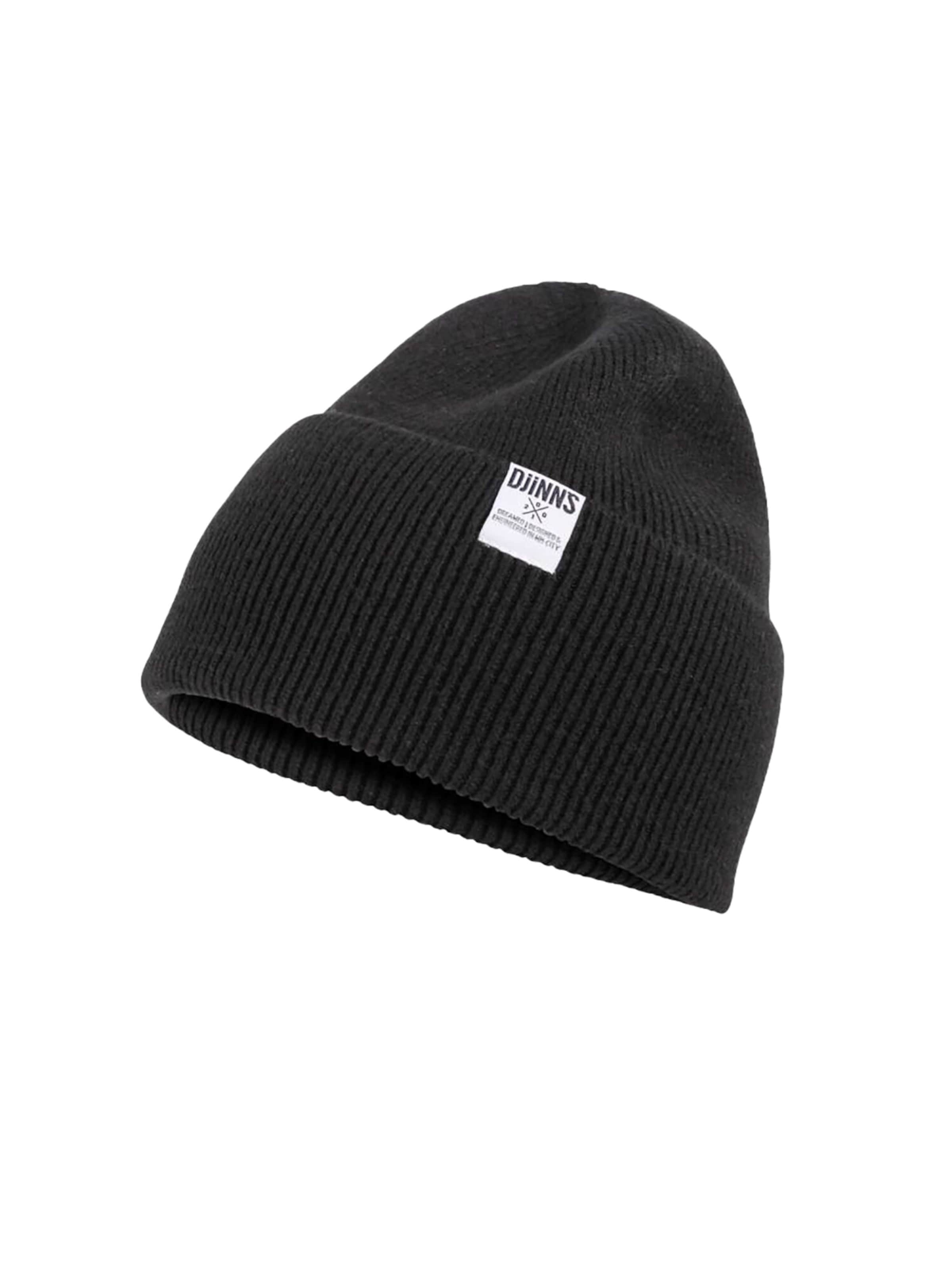 DJINNS - Gorra en negro: frente