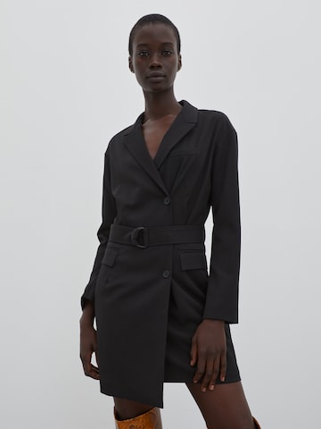 EDITED Shirt Dress 'Mareen Blazerdress' in Black: front