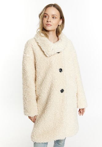 DreiMaster Vintage Between-seasons coat in Beige: front