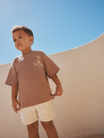 T-Shirt Next en marron