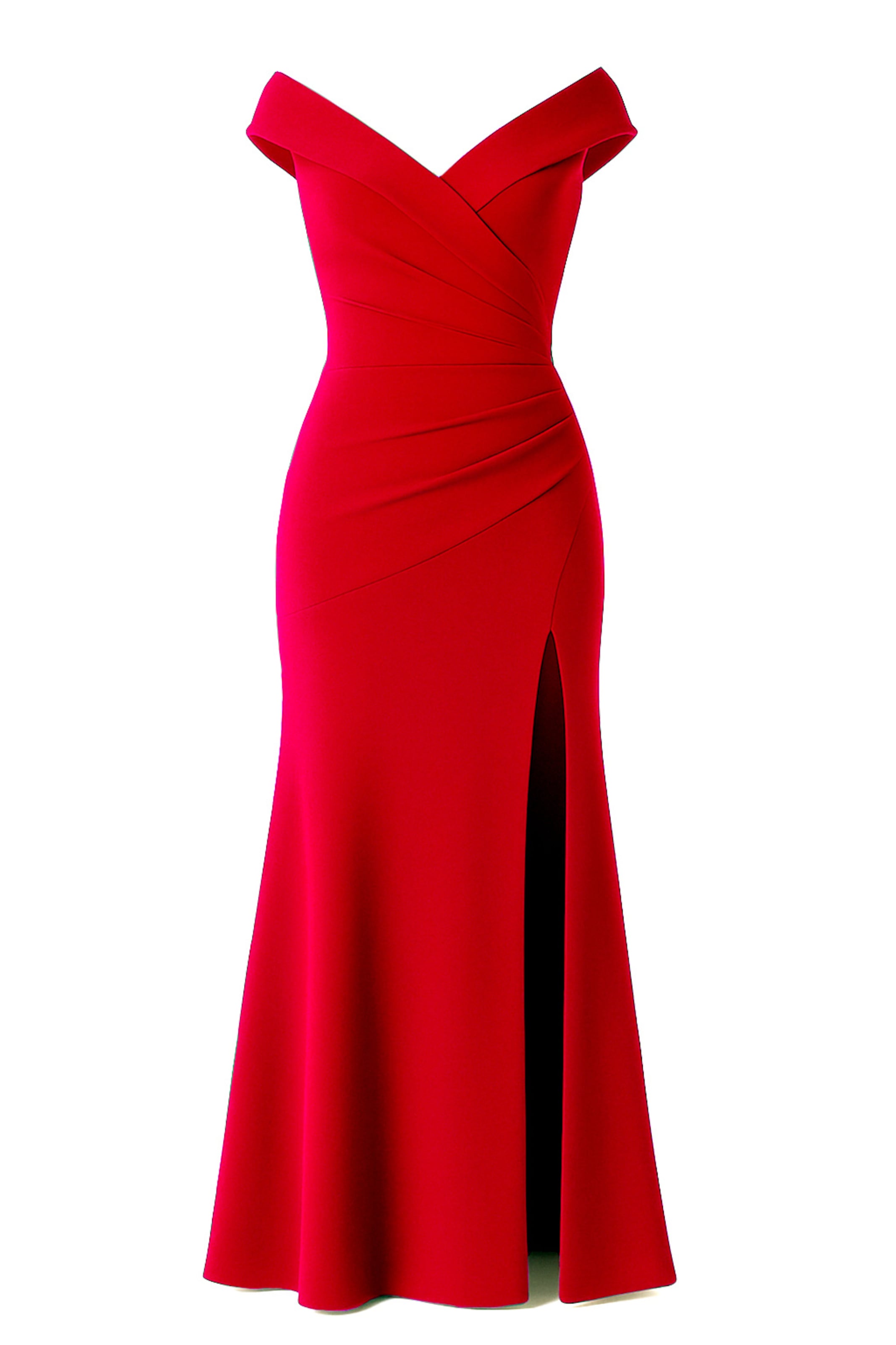 GODDIVA Maxikleid in rot, Produktansicht