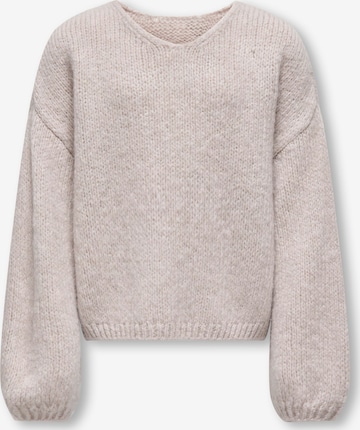 ONLY GIRLS Trui 'KOGDinea' in Beige: voorkant