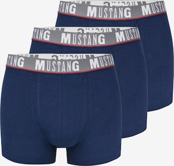 MUSTANG Boxershorts in Blauw: voorkant