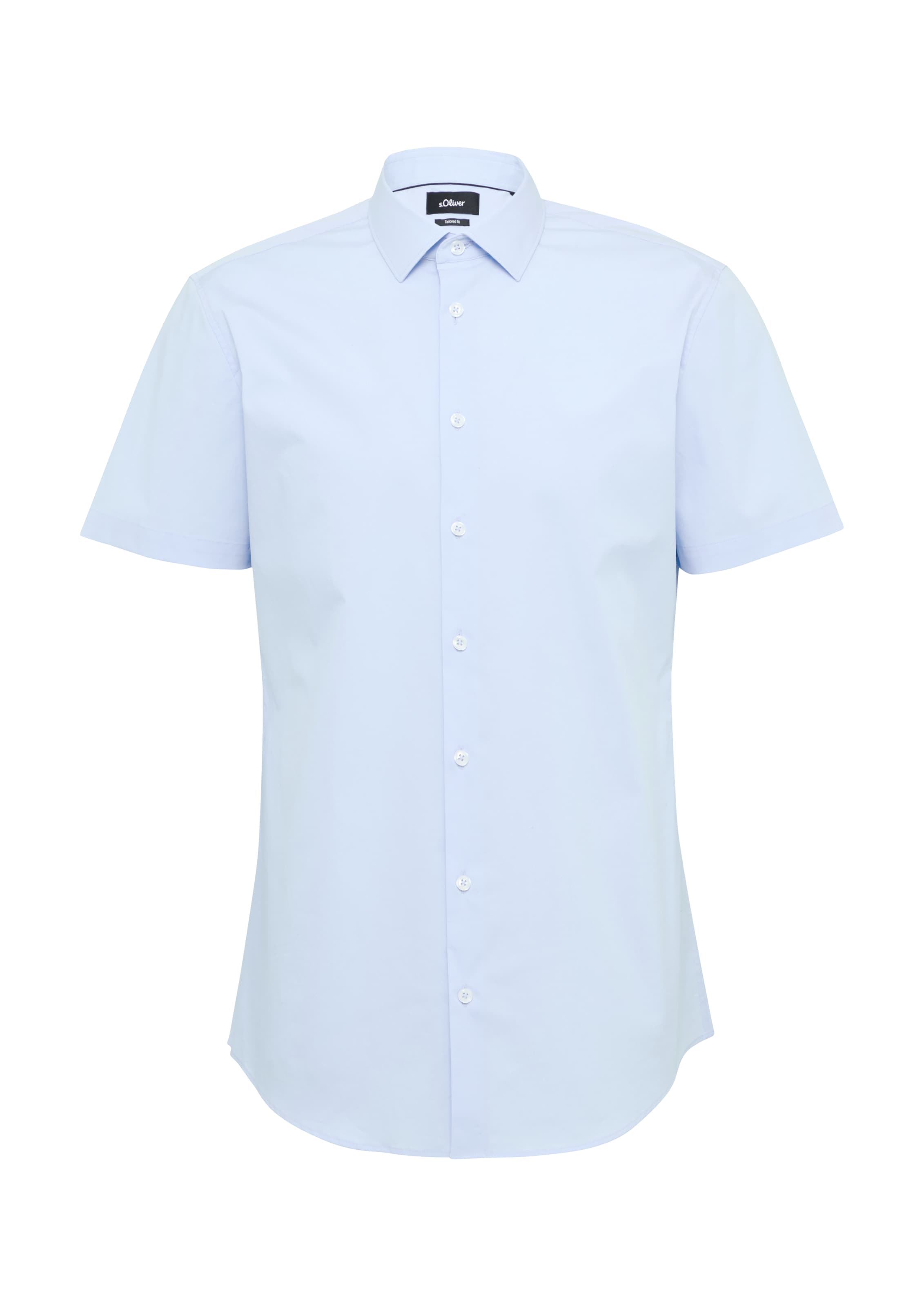 s.Oliver BLACK LABEL Overhemd in Blauw: voorkant