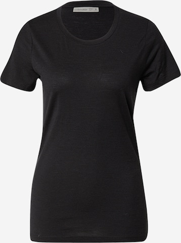 ICEBREAKER Performance shirt 'TECH LITE' in Black: front