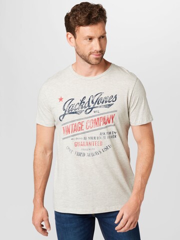 JACK & JONES T-Shirt 'GREG' in Weiß: predná strana