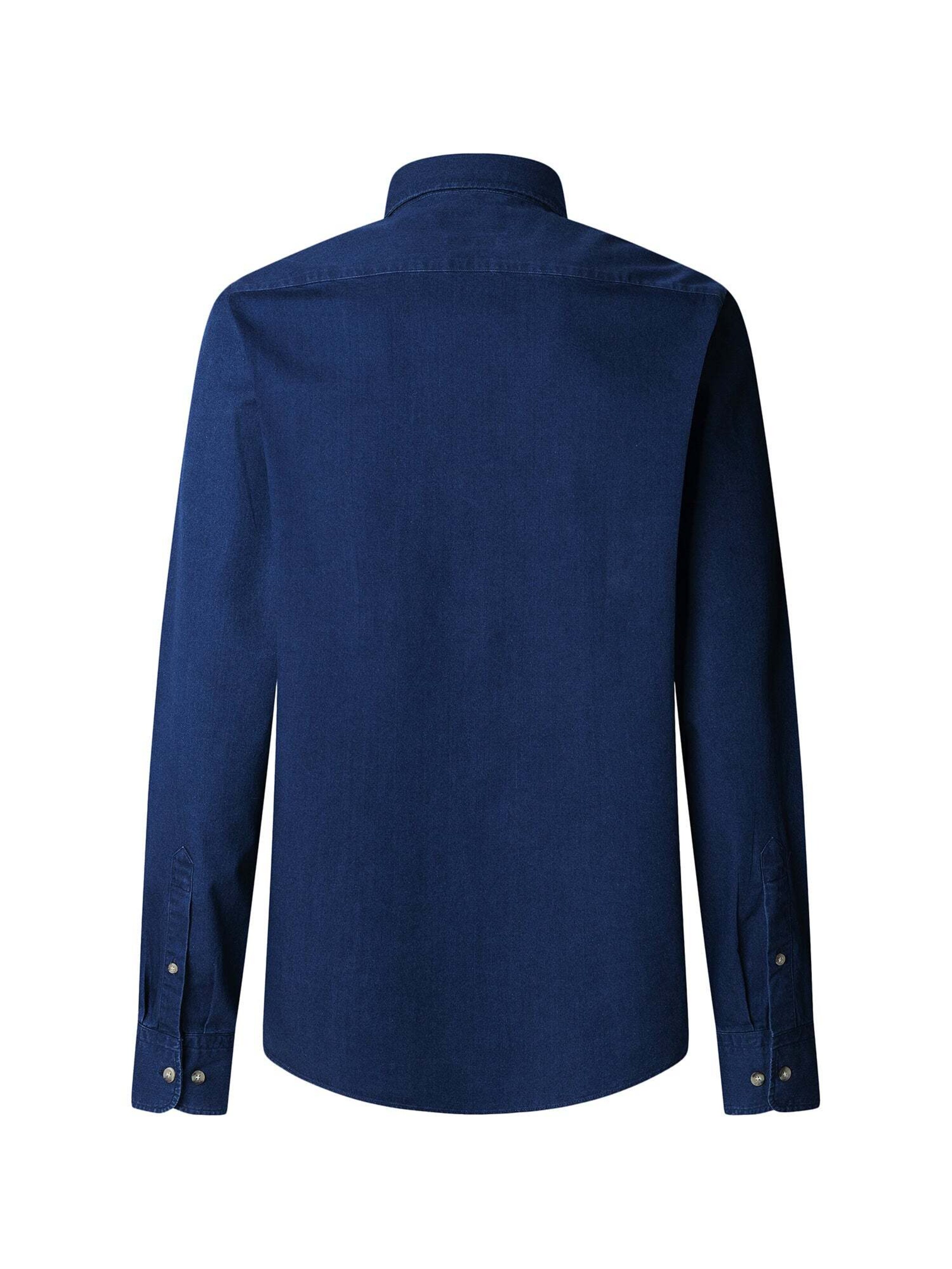 Hackett London Regular Fit Hemd in Blau