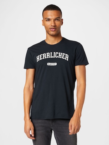 Herrlicher T-Shirt in Schwarz: predná strana