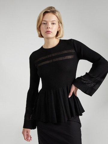 Pull-over Twinset en noir : devant