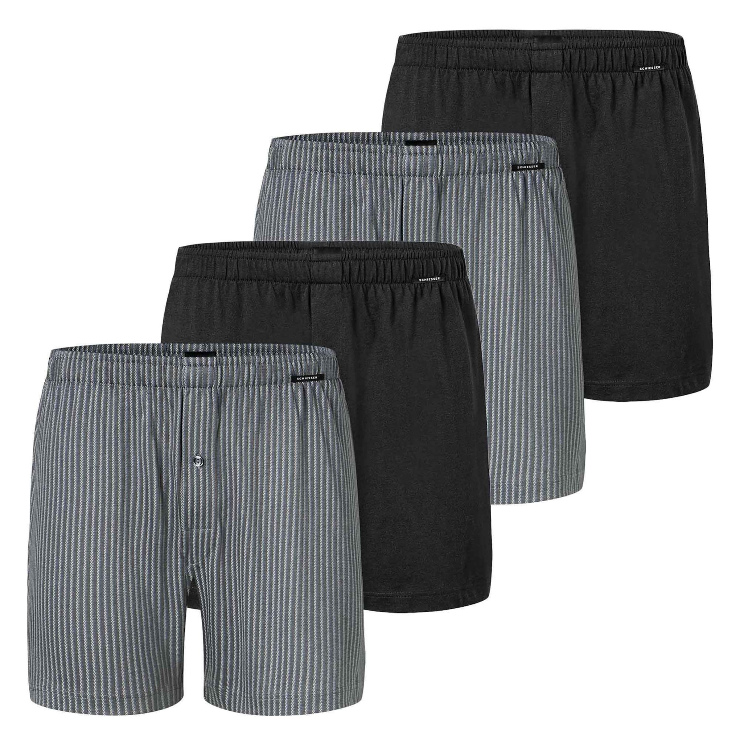 SCHIESSER Boksershorts i sort: forside