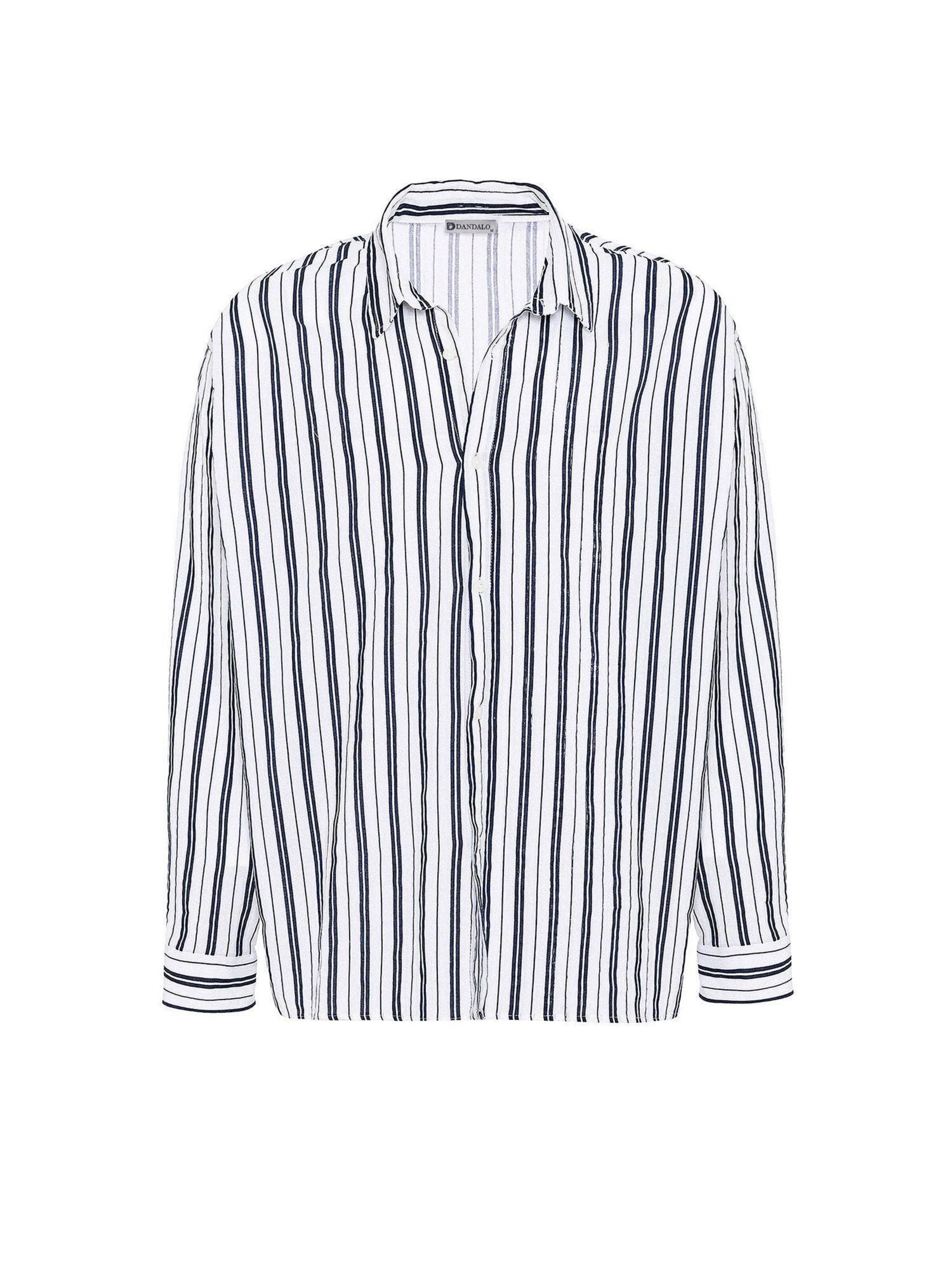 Dandalo Button Up Shirt in Navy / White, Item view