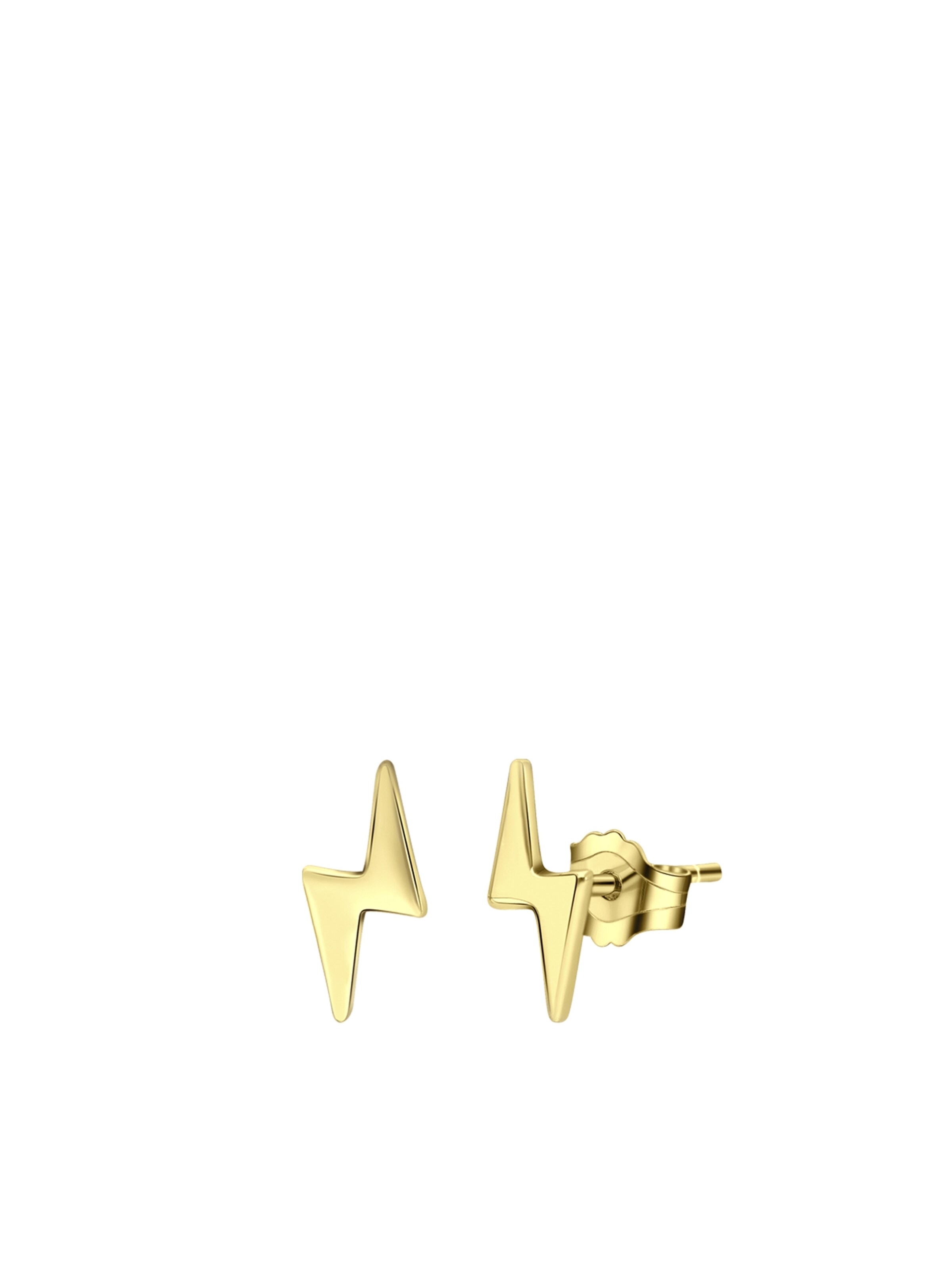 Lucardi Earrings in Gold: front
