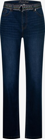 October Regular Jeans in Blauw: voorkant