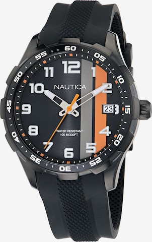 Montre à affichage analogique NAUTICA en noir : devant