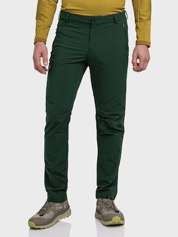 Schöffel Regular Outdoorbroek 'Folkstone' in Groen: voorkant