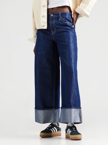 GAP Широки крачоли Дънки в синьо: отпред