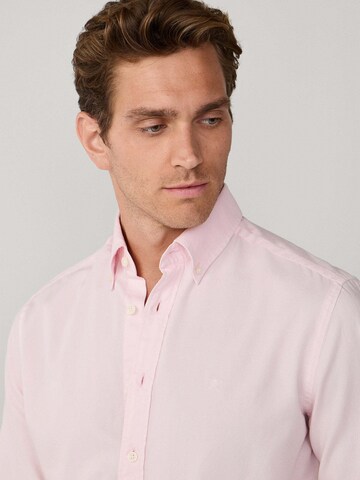 Hackett London Regular Fit Hemd 'Ess' in Pink