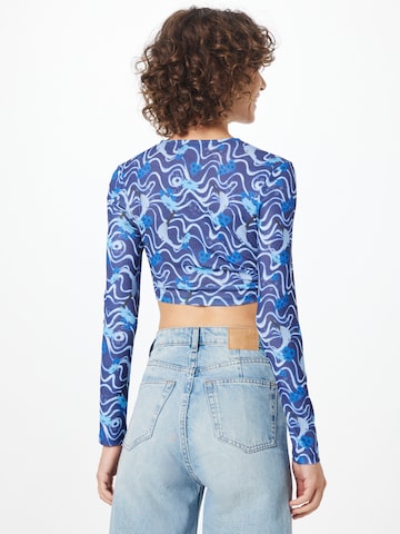 Nasty Gal - Camiseta en azul