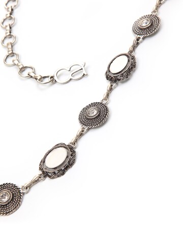 COLLEZIONE ALESSANDRO Belt 'Maaike' in Silver