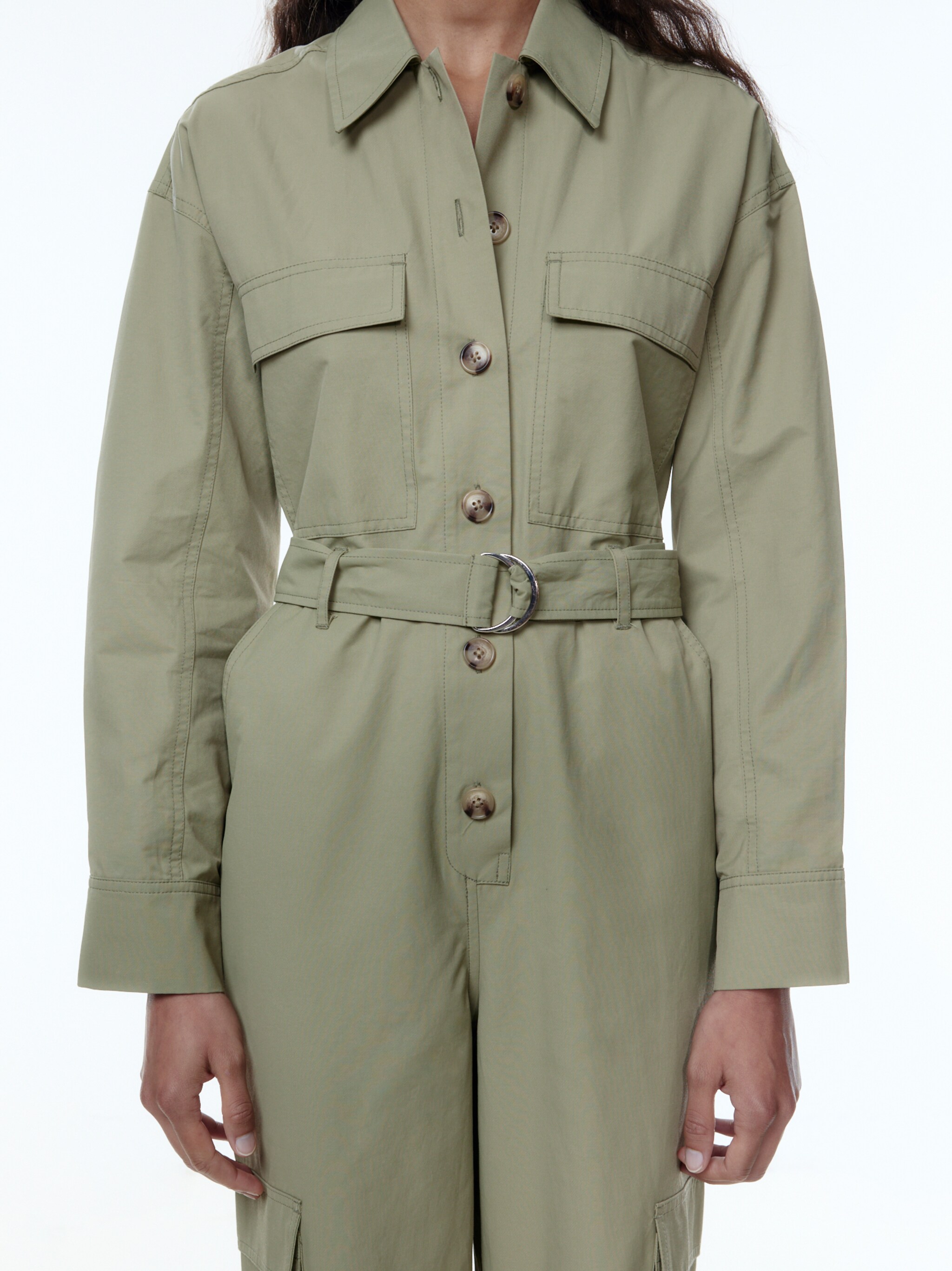 EDITED Producten Jumpsuit 'Loreen' Beige