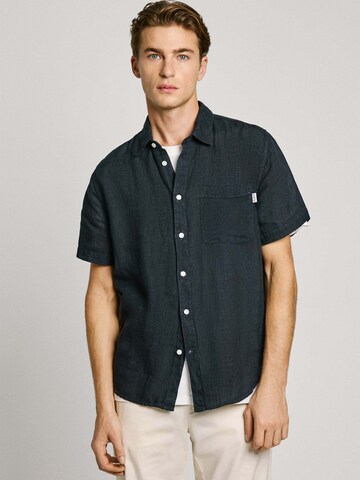 Pepe Jeans Regular Fit Hemd 'Amaro' in Blau: Vorderseite