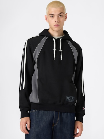 Felpa di Champion Authentic Athletic Apparel in nero: frontale