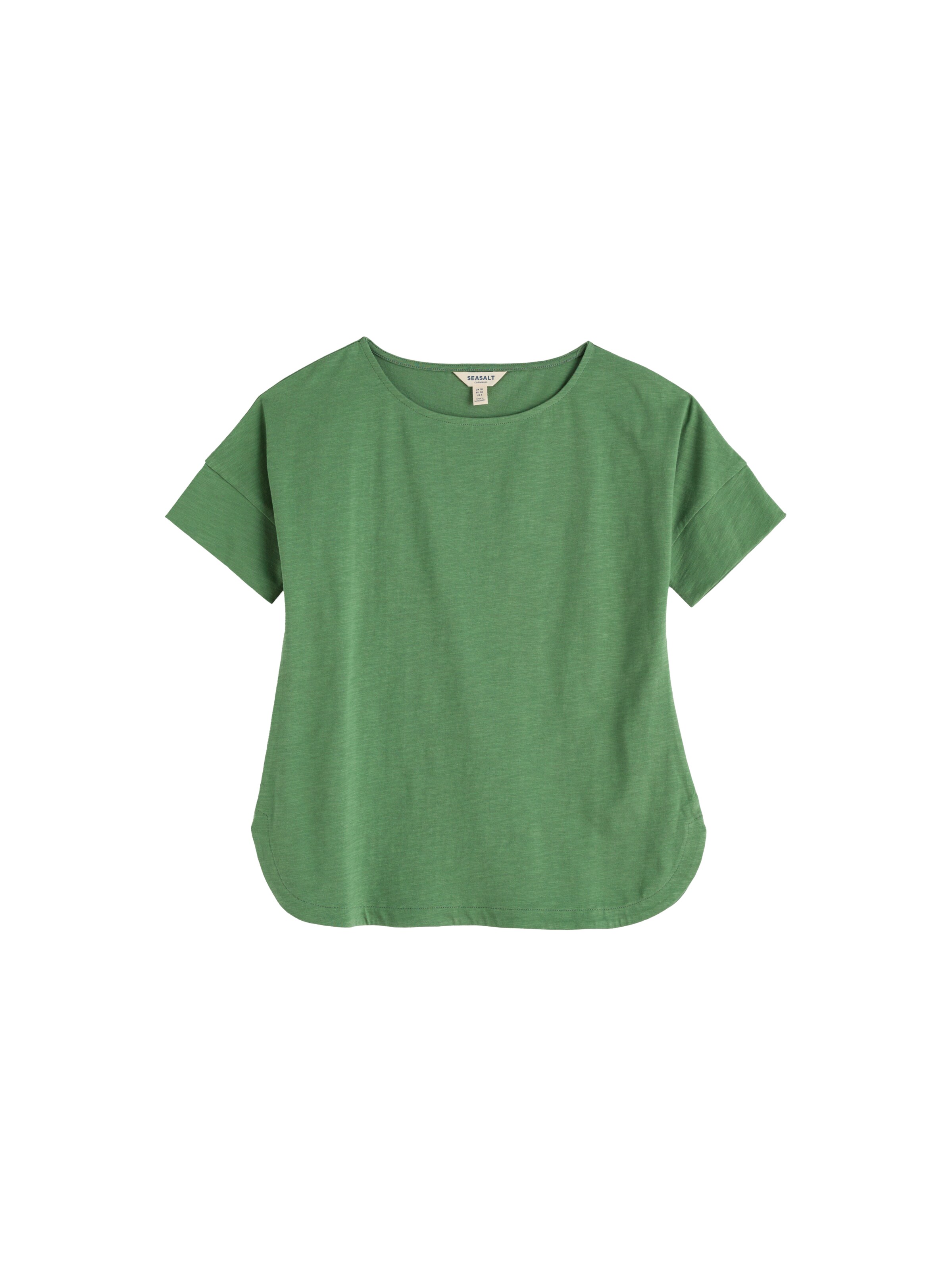 T-shirt 'Bryher View' Seasalt Cornwall en vert : devant